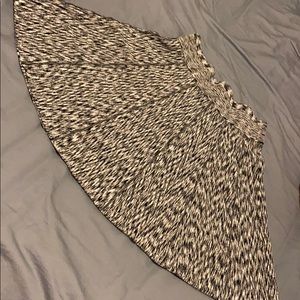 Black and white skirt